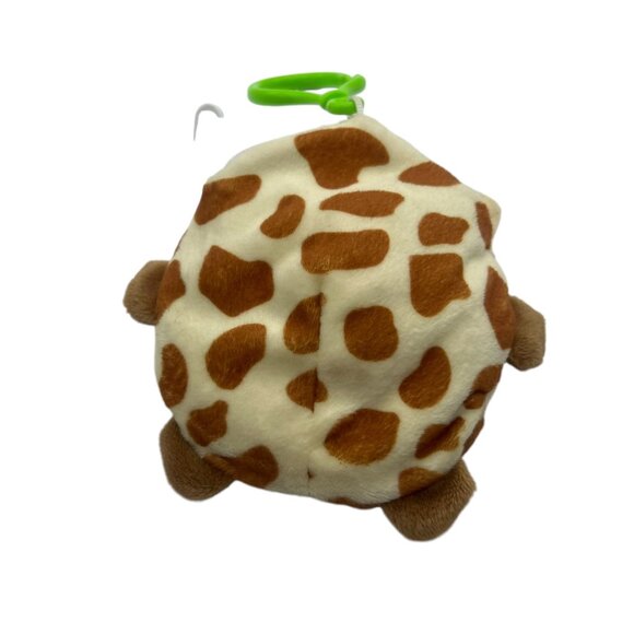 Fiesta Cutie Beans Giraffe Plush Coin Purse Green Clip & Zipper 5" Toy - Picture 4 of 5